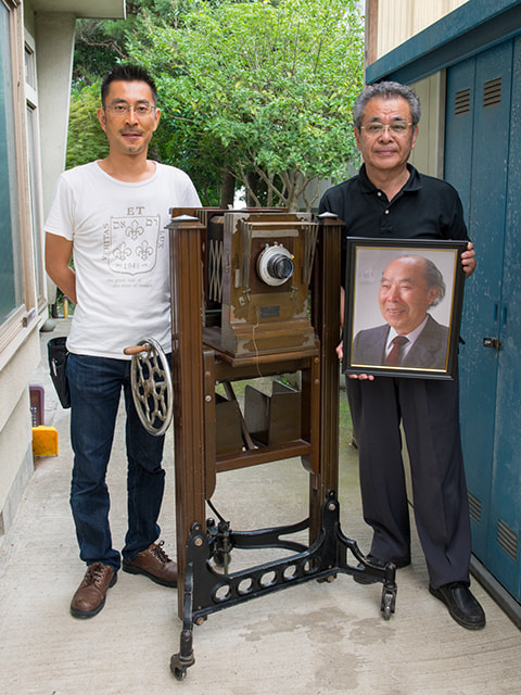 古いカメラと親子３台