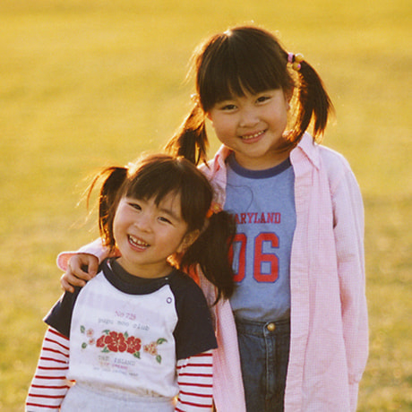 幼かった頃の娘たち