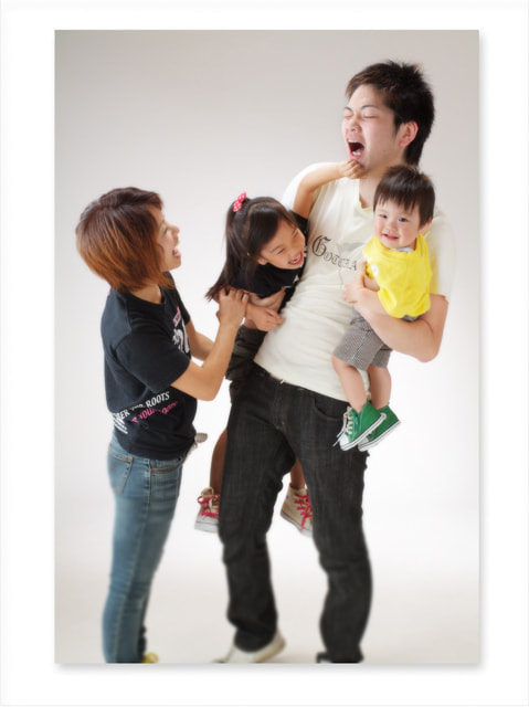 ワイワイ家族写真